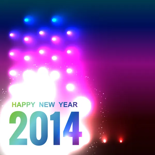 Feliz Ano Novo 2014 — Vetor de Stock