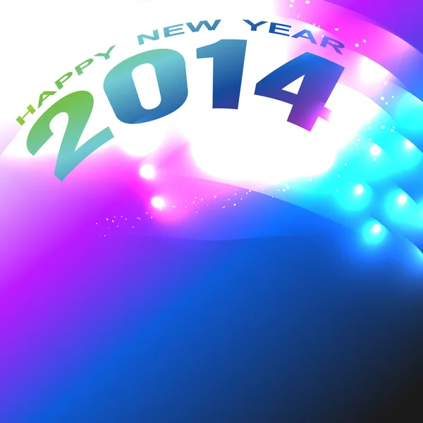 Shiny happy new year — Stock Vector