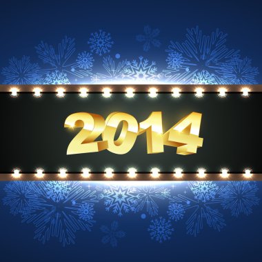 parlak 2014 mutlu yeni yıl