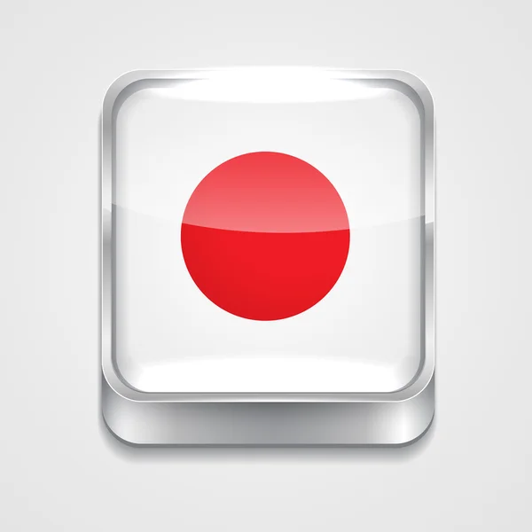 Bandeira do Japão — Vetor de Stock