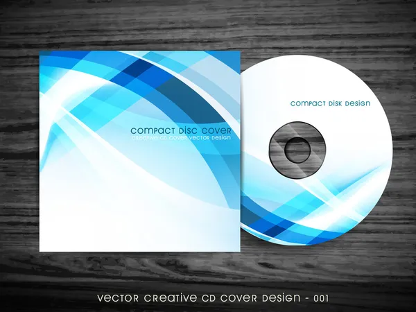 Cd cover design — Stock Vector