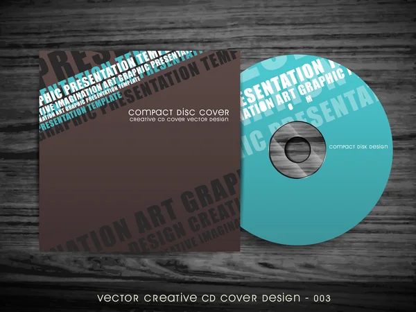 Moderní cd obalový design — Stockový vektor