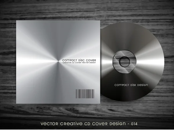 Metal CD-omslag — Stock vektor