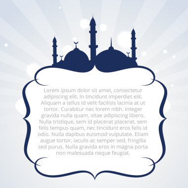 islamic background design clipart