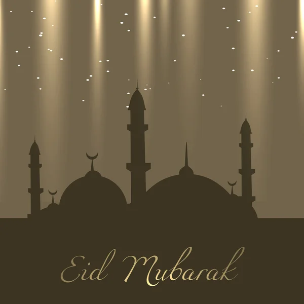 Beautiful eid background — Stock Vector