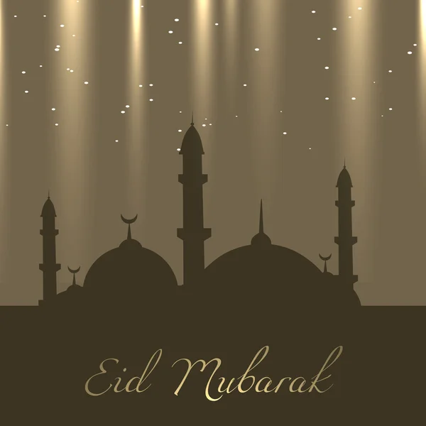 Hermoso fondo eid — Vector de stock