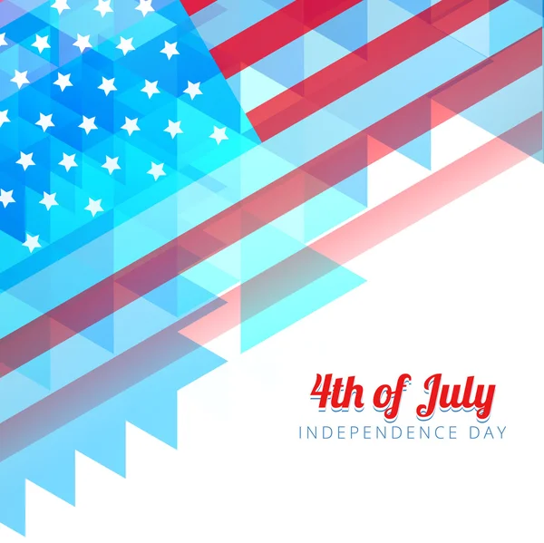 Abstract style independence day background — Stock Vector