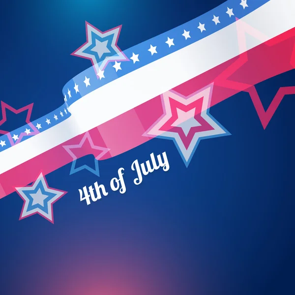 7 월 4Th of July Background — 스톡 벡터