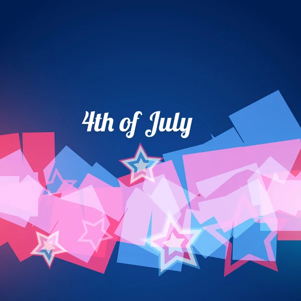 Abstract 4th of july — Stock Vector