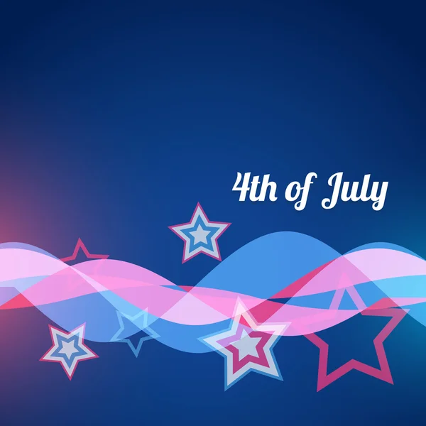 Vector style 4th of july — Stock Vector