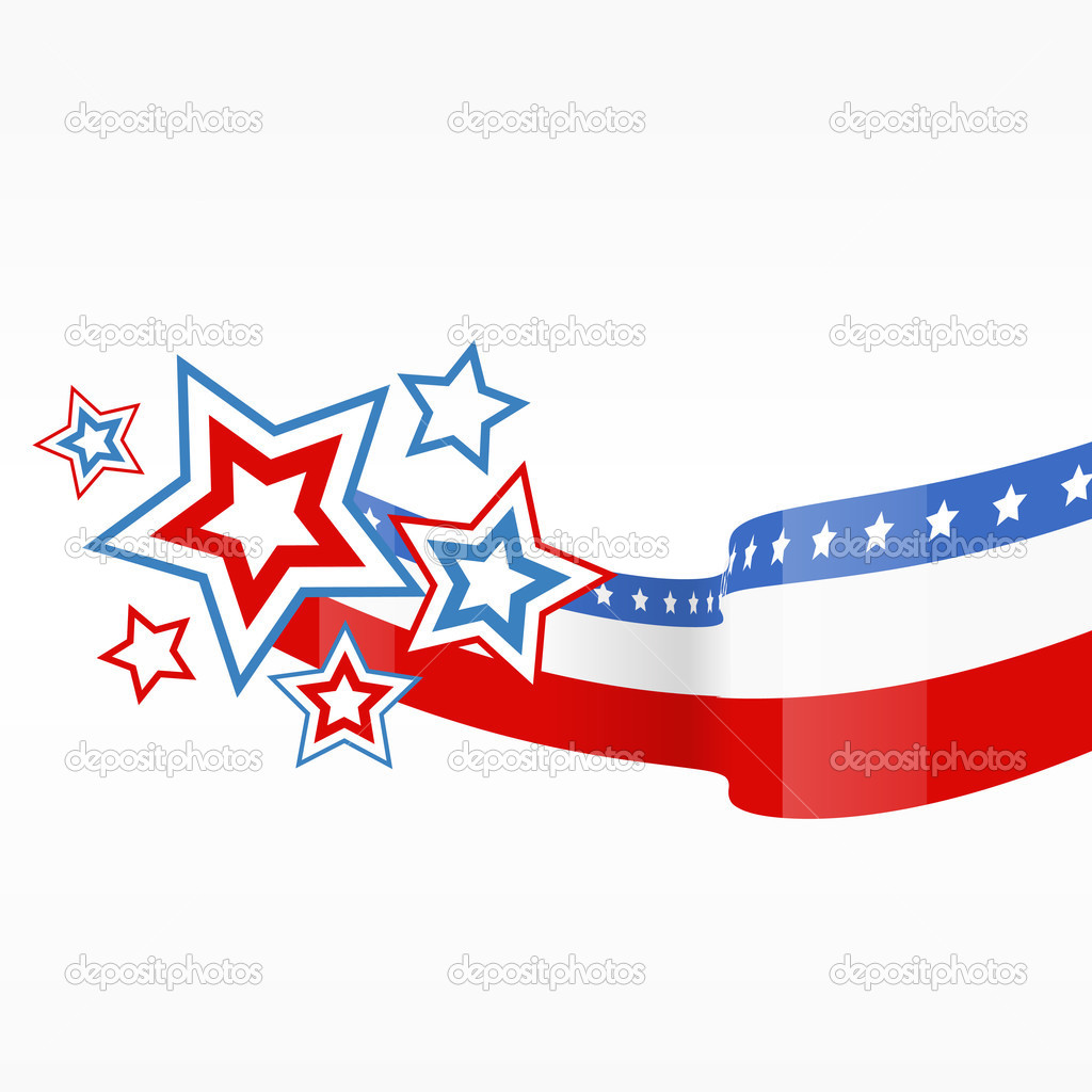 vector american flag design