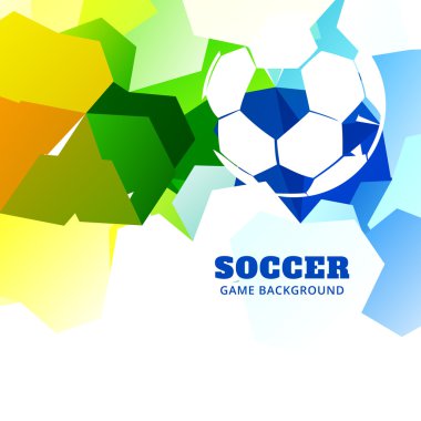 şık soyut futbol tasarım