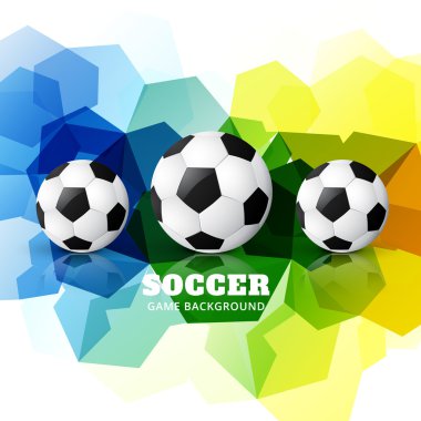 renkli futbol tasarım