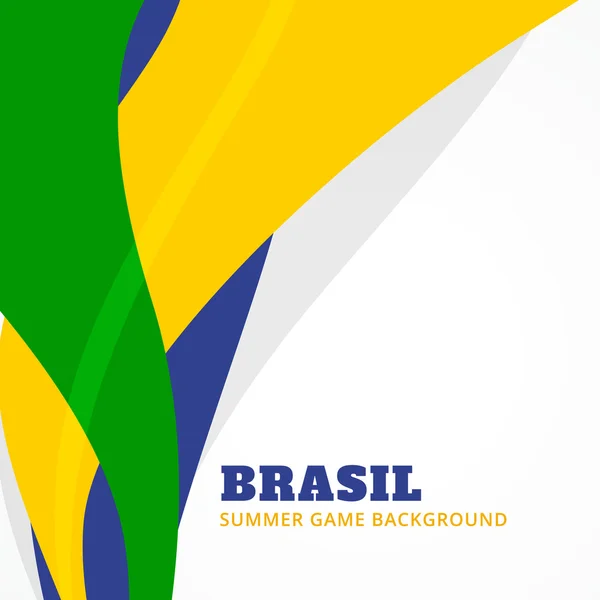 Летние игры в Бразилии — стоковый вектор