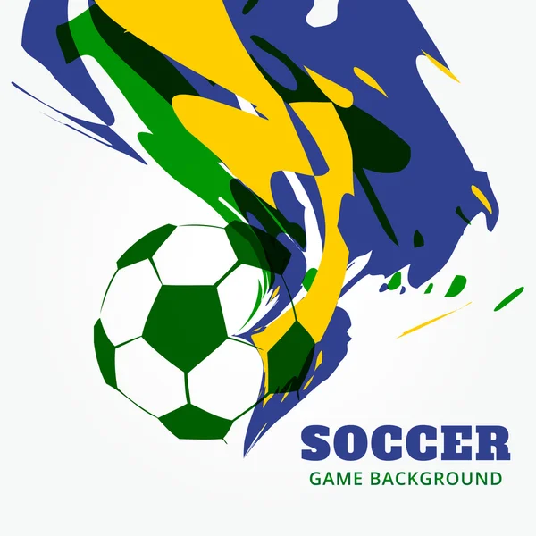 Abstrakt fotboll bakgrund — Stock vektor