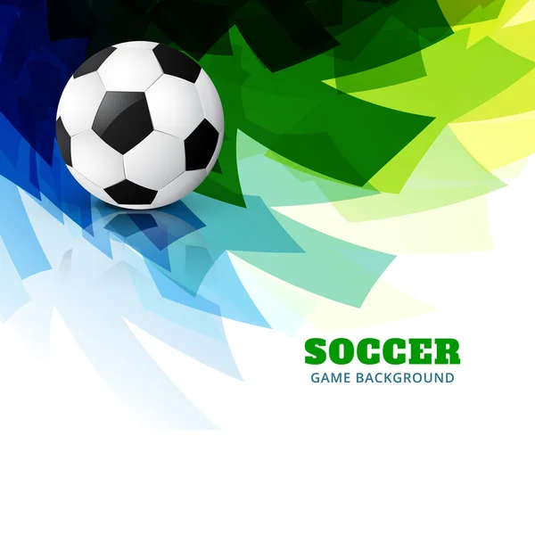 Kleurrijke voetbal vector — Stockvector