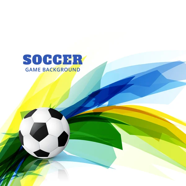 Soccer game design — Stock Vector