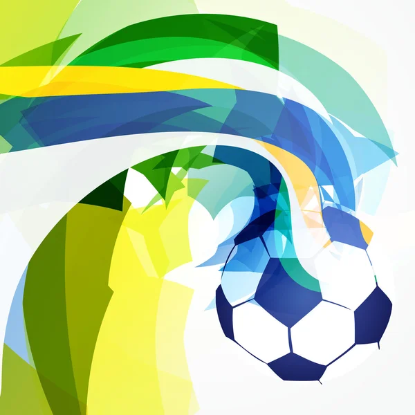 Stylish abstract football design — Stock Vector