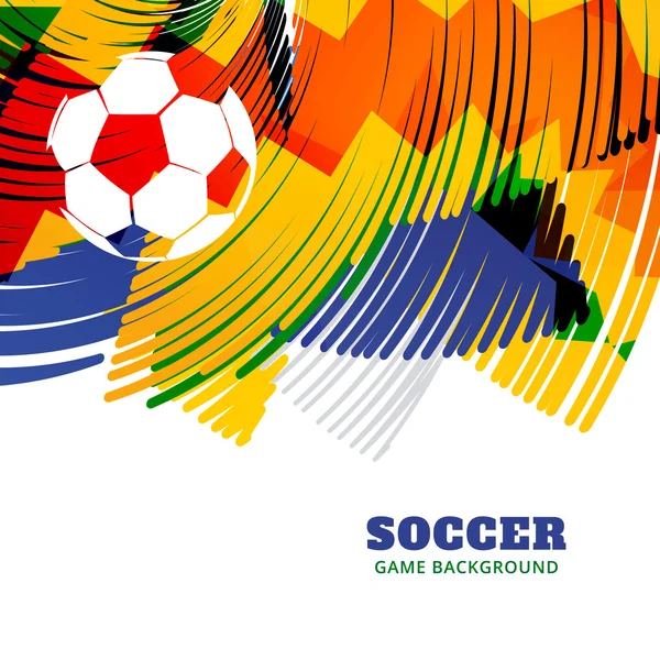 Creative football design — Stockvector