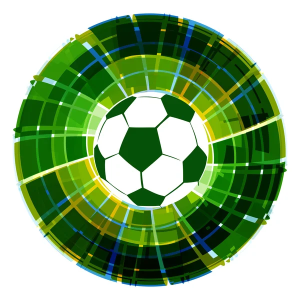Diseño creativo del fútbol — Vector de stock