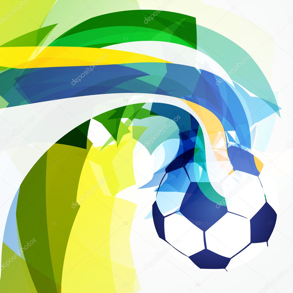 Stylish abstract football design — Stock Vector © pinnacleanimate 48588361