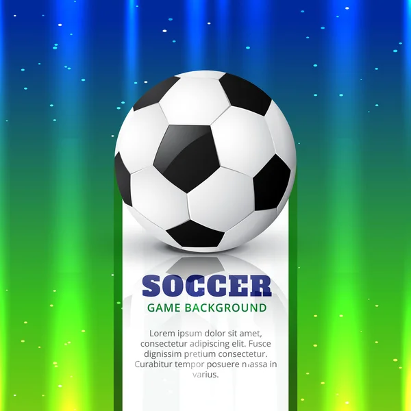 Fútbol diseño de fútbol — Vector de stock