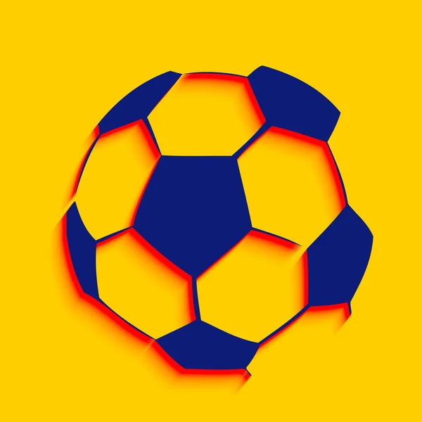 Kreativa fotboll design — Stock vektor
