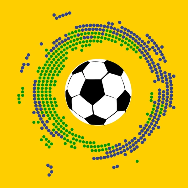 Illustration av fotboll design — Stock vektor