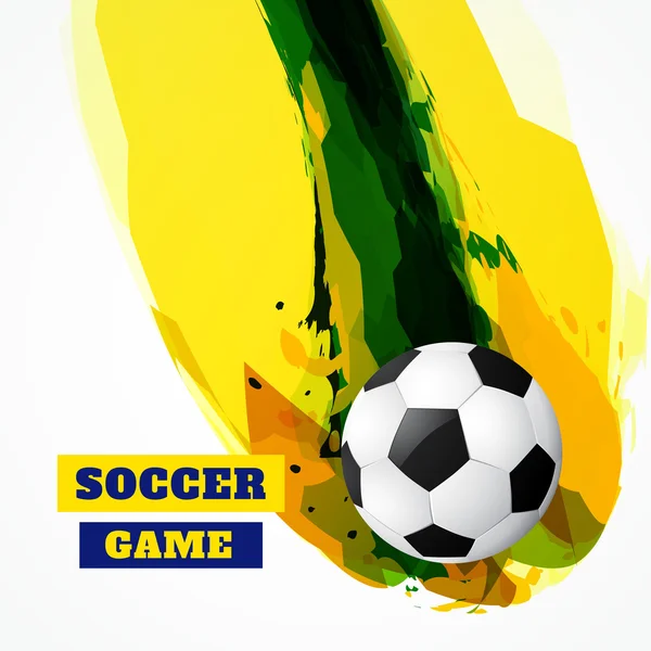 Abstracte soccer Spel — Stockvector