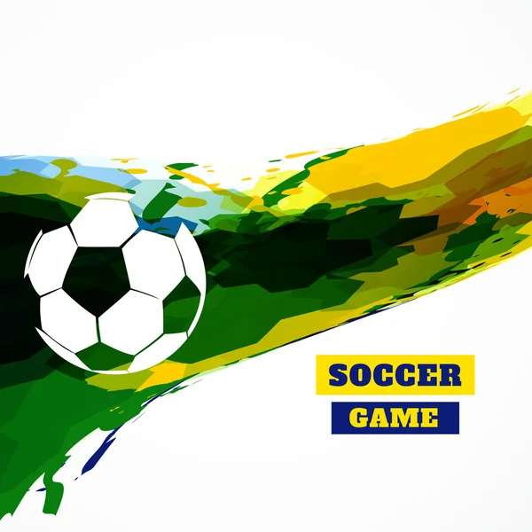 Diseño creativo del fútbol — Vector de stock