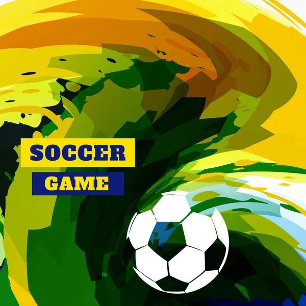Soccer game-design — Stockvector