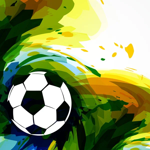 サッカー サッカーのデザイン — ストックベクタ