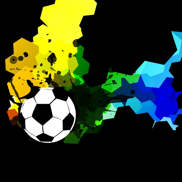 Conception de football vectoriel — Image vectorielle