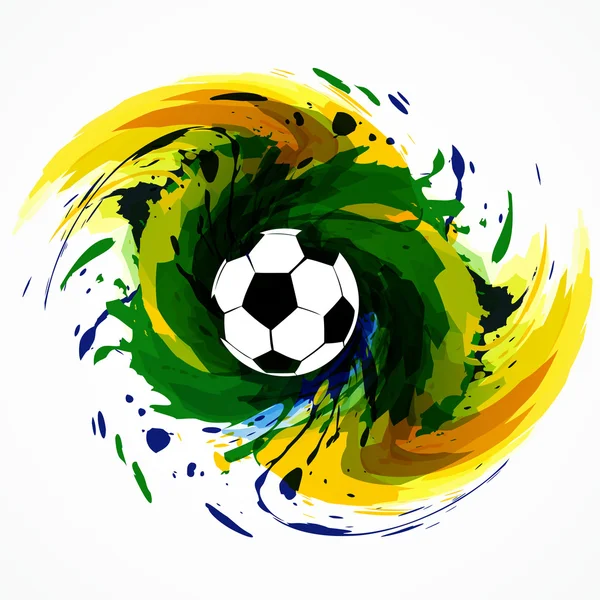 Fútbol juego diseño — Vector de stock