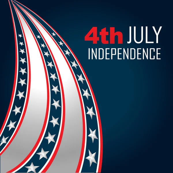 4 juillet Indépendant — Image vectorielle