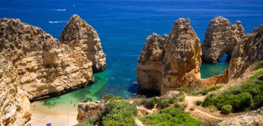 Algarve kaya - Sahili Portekiz
