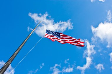 yarım personel Amerikan bayrağı