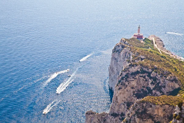 Panorama da ilha de Capri — Fotografia de Stock