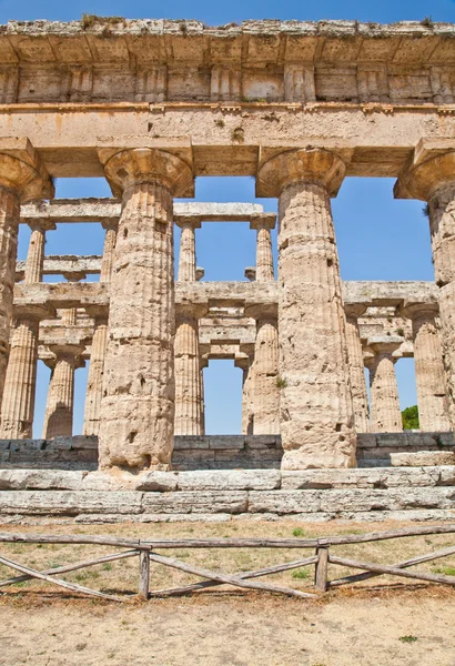 Paestum temple - Италия — стоковое фото