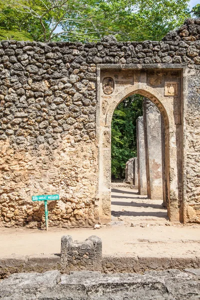 Руины Геде — стоковое фото