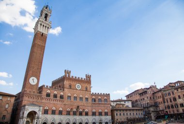 Siena - palazzo comunale, İtalya