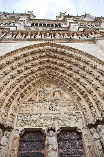 Katedrála Notre dame - Paříž — Stock fotografie