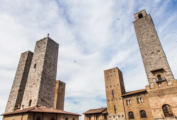 Wieże San gimignano — Zdjęcie stockowe