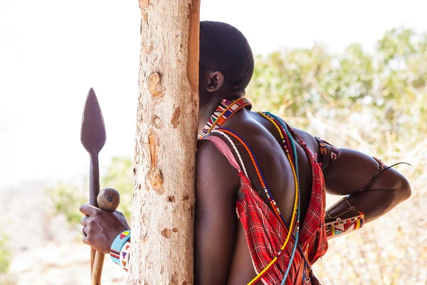 Masai traditionell dräkt — Stockfoto