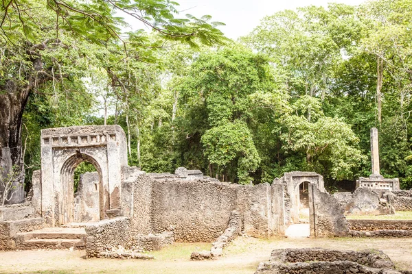 Ruínas gede — Fotografia de Stock