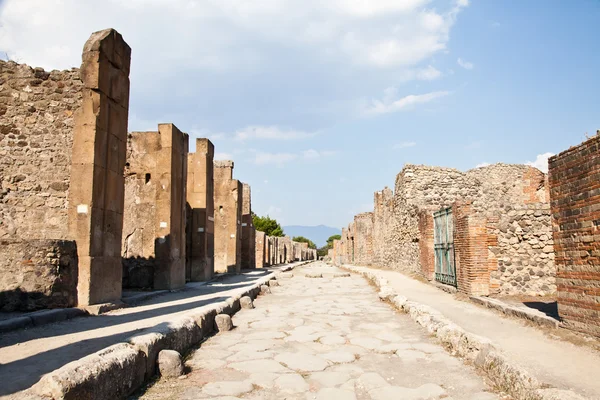 Pompeje - archeologická lokalita — Stock fotografie