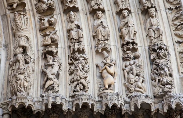 Notre Dame Cathedral - Paris — Stok Foto