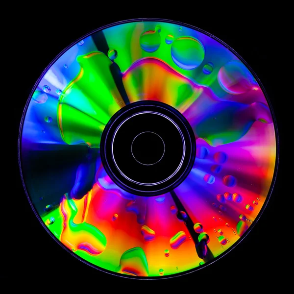 CD psicodélico — Fotografia de Stock