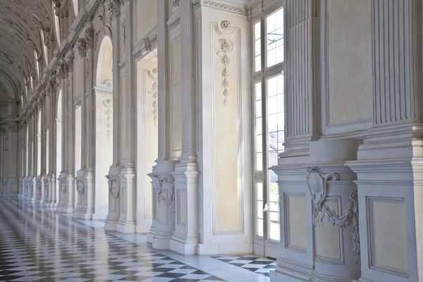 İtalya - Kraliyet Sarayı: Galleria di Diana, Venaria — Stok fotoğraf