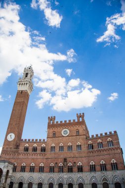 Siena - palazzo comunale, İtalya